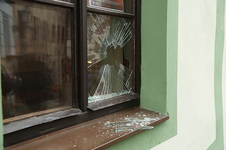 A2B Glass are able to board up broken windows while they are being repaired in Chichester.